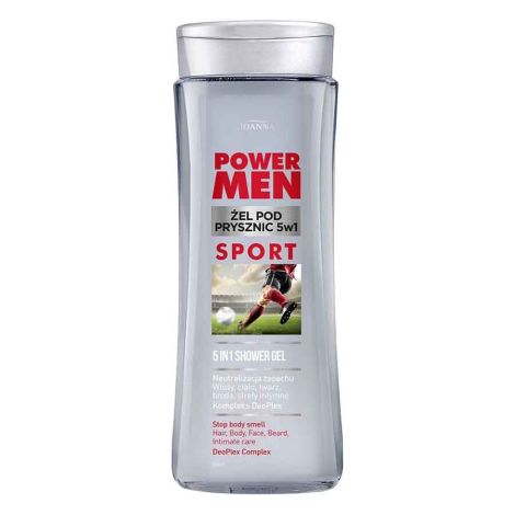 POWER MEN Żel pod prysznic 5w1 SPORT DeoPlex 300ml - 2